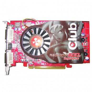 б/у Видеокарта PCI-E 256Mb ATI Radeon x800RX Club3D 