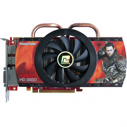 Видеокарта PCI-E 1Gb ATI Radeon HD5850 Power Color AX5850-1GBD5-DH