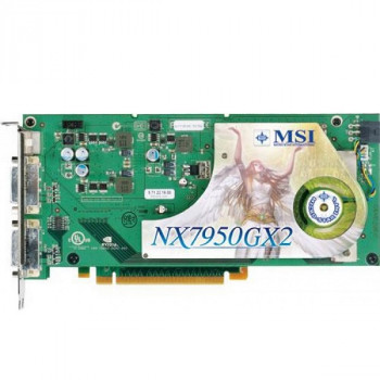 б/у Видеокарта PCI-E 1Gb GeForce Fx7950Gx2 MSI 