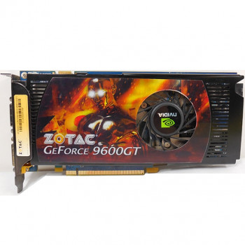 б/у Видеокарта PCI-E 512Mb GeForce Fx9600Gt Zotac 
