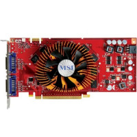 б/у Видеокарта PCI-E 1Gb  GeForce Fx9600Gt MSI 