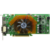 б/у Видеокарта PCI-E 512Mb GeForce Fx9600Gt Palit 