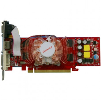 б/у Видеокарта PCI-E 256Mb GeForce Fx9500Gt Colorful 