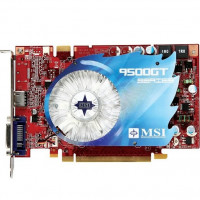 б/у Видеокарта PCI-E 256Mb GeForce Fx9500Gt MSI 