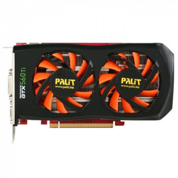 б/у Видеокарта PCI-E 2Gb GeForce Gtx560Ti Palit 