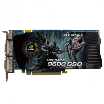 б/у Видеокарта PCI-E 384Mb GeForce Fx9600Gso ECS