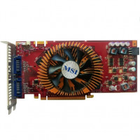 б/у Видеокарта PCI-E 512Mb GeForce Fx9600Gso MSI 