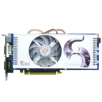 б/у Видеокарта PCI-E 384Mb GeForce Fx9600Gso Sparkle 