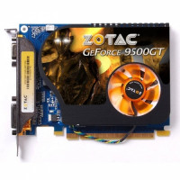 б/у Видеокарта PCI-E 512Mb GeForce Fx9500Gt Zotac