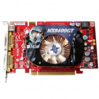 б/у Видеокарта PCI-E 256Mb GeForce Fx8600Gt MSI 