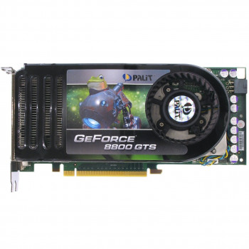 б/у Видеокарта PCI-E 320Mb GeForce Fx8800Gts Palit 