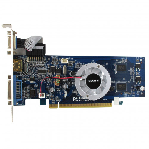 Видеокарта PCI-E 512Mb GeForce Fx8400Gs GigaByte GV-N84S-512I