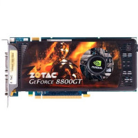 б/у Видеокарта PCI-E 512Mb GeForce Fx8800Gt Zotac 