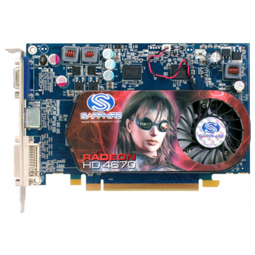 Видеокарта PCI-E 512Mb ATI Radeon HD4670 Sapphire 11138-31-10R