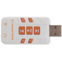 б/у звуковая карта USB ORIENT AU-01PLW Sound