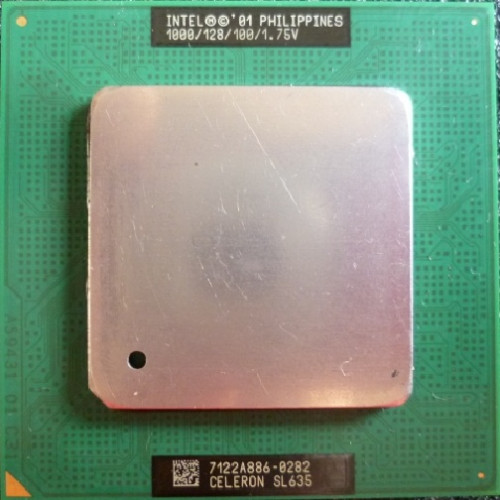 процессор сокет 370 Intel Celeron 1000/128/100 SL635 
