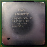б/у процессор сокет 478 Intel Pentium-4 2,0/256/400 SL5TL