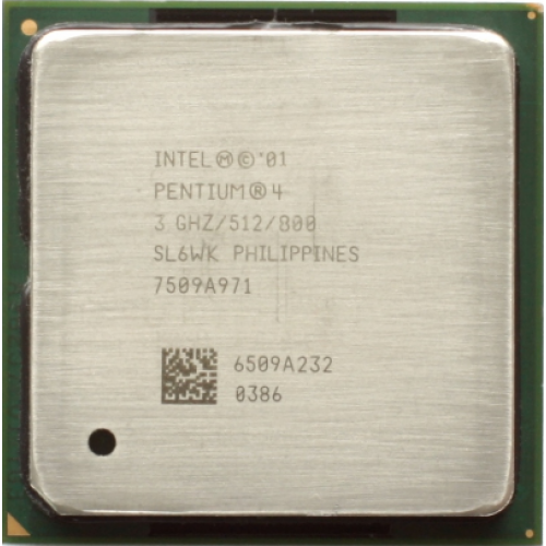 процессор сокет 478 Intel Pentium-4 3,0/512/800 SL6WK