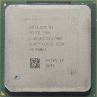 б/у процессор сокет 478 Intel Pentium-4 2,6/512/400 SL6PP