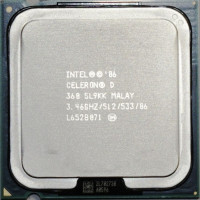 б/у процессор сокет 775 Intel Celeron-D (360) 3,46/512/533 SL9KK