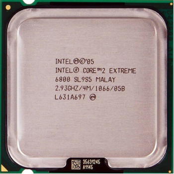 б/у процессор сокет 775 Intel Core2Extreme X6800 2,93/4/1066 SL9S5