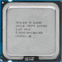 б/у процессор сокет 775 Intel Core2Extreme QX6800 2,93/8/1066 SLACP