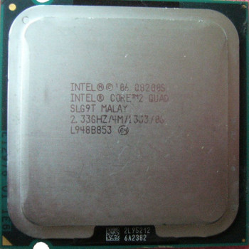 б/у процессор сокет 775 Intel Core2Quad Q8200S 2,33/4/1333 SLG9T