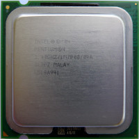 б/у процессор сокет 775 Intel Pentium-4 (550J) 3,4/1/800 SL7PZ