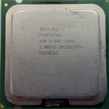 б/у процессор сокет 775 Intel Pentium-4 (620) 2,8/2/800 SL8AB