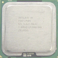 б/у процессор сокет 775 Intel Pentium-4 (571) 3,8/1/800  SL8J7