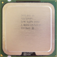 б/у процессор сокет 775 Intel Pentium-4 (519K) 3,06/1/533 SL8PN