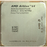 б/у процессор сокет 754 AMD Athlon 64 3400+ - ADA3400AEP4AR