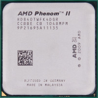 б/у процессор сокет Am3 AMD Phenom II X4 840T- HD840TWFK4DGR