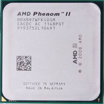 б/у процессор сокет Am3 AMD Phenom II X4 B97- HDXB97WFK4DGM