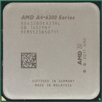 б/у процессор сокет FM2 AMD A4-6320B - AD632BOKA23HL