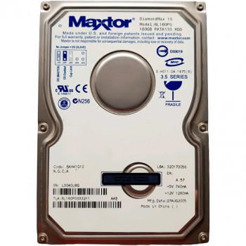 б/у Винчестер IDE 160Gb Maxtor DiamondMax 10 6V160P0