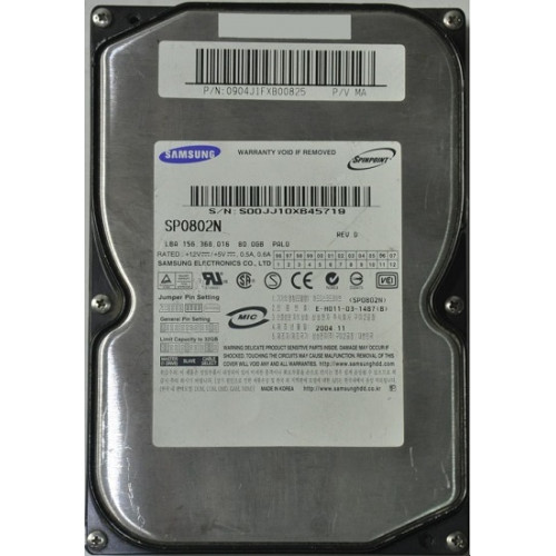 Винчестер IDE 80Gb Samsung SpinPoint P80 SP0802N