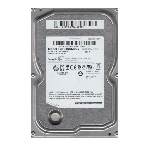 Винчестер SATA 500Gb Seagate ST500DM005