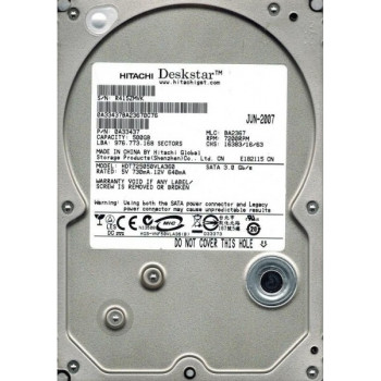 б/у Винчестер SATA 500Gb Hitachi Deskstar T7K500 HDT725050VLA360