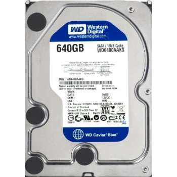 б/у Винчестер SATA 640Gb WD