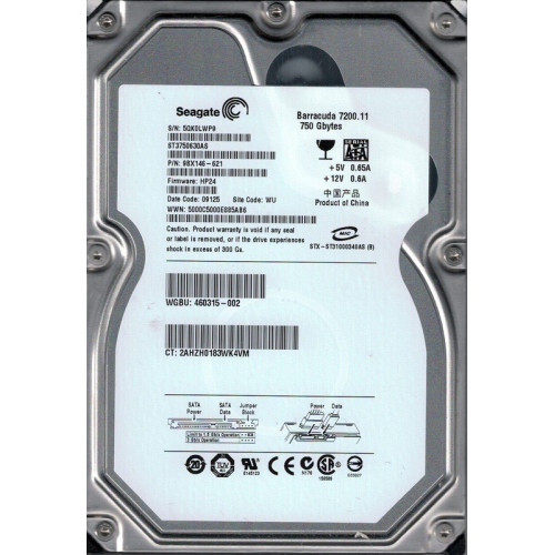Винчестер SATA 750Gb Seagate ST3750630AS