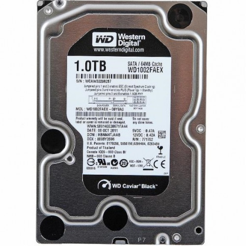 Винчестер SATA 1Tb WD WD1002FAEX