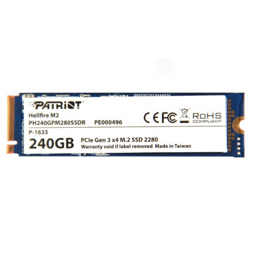 б/у 240Гб SSD M.2 Patriot Hellfire PH240GPM280SSDR