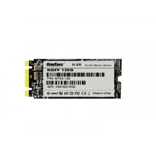 б/у 120Гб SSD M.2 KingSpec NGFF 42*22