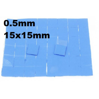 б/у термопрокладка 0.5mm 15x15mm