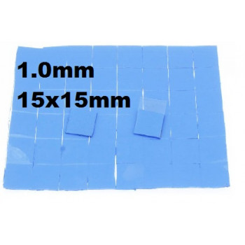 б/у термопрокладка 1.0mm 15x15mm
