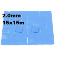 б/у термопрокладка 2.0mm 15x15mm