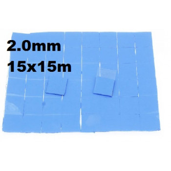 б/у термопрокладка 2.0mm 15x15mm