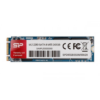 б/у 240Гб SSD M.2 SiliconPower M55 SP240GBSS3M55M28