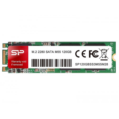 б/у 120Гб SSD M.2 SiliconPower M55